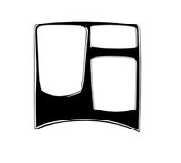 Accesorios interiores Para Benz Para GLE 15-18 Para GLS 16-18 Clase M 2012-2015 Reposabrazos Panel Multimedia Embellecedor Cubierta Adhesivo Interior Molduras interiores(Black LHD D)