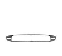 Accesorios interiores Para Chevrolet Para Camaro 2010-2014 2015 1 Pieza Cubierta Panel Salida Ventilación Consola Central Coche, Pegatina Decorativa Accesorios Interior(Negro)