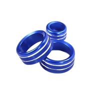 Accesorios interiores Para F30 F34 F20 F21 F46 Para X1 F48 Para X2 F39 F32 F33 Perillas Aire Acondicionado Coche Embellecedor Circular Audio Interior Coche(Model A Blue)