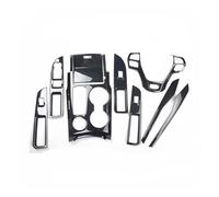 Accesorios interiores Para Ford Para Explorer 2013-2018: Cubiertas Interiores Fibra Carbono, Panel Cambios, Pomo Volante, Adhesivo ABS Para Coche Molduras interiores(Carbon grain)