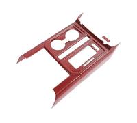 Accesorios interiores Para Ford Para F150 2015-2018 2019 2020 Embellecedor Adhesivo Para Panel De Cambio De Marchas, Portavasos De Agua Coche Interior(Red Carbon Fiber)