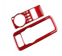 Accesorios interiores Para Ford Para Mustang GT, Para Dark Para Horse, Para EcoBoost 2024-2025 (volante A La Izquierda O A La Derecha) Coche Interior(Red Carbon)
