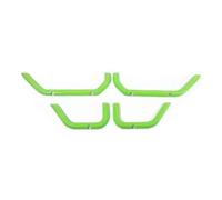 Accesorios Interiores Para Jeep Para Wrangler JL Para Gladiator JT 2018 2019-2024 Caja Almacenamiento Puerta Coche Bolsa Cuerda Marco Decorativo Coche Interior Accesorios(4 door light green)