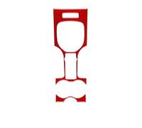 Accesorios interiores Para Pontiac G8 2008 2009, Accesorios Adhesivos Para Coche Cubierta Del Panel Del Portavasos De La Palanca De Cambios Molduras interiores(Red Carbon Fiber)