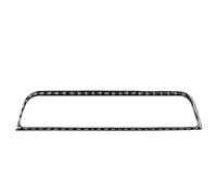 Accesorios interiores Para Q3 Para RSQ3 8U 2015-2018, Accesorios Para Coche, Pegatina Interior Embellecedor Marco Para Botón CD Radio Control Central Coche Interior(Forged Carbon Fiber)