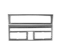 Accesorios Interiores Para Q7 2007-2015 Interior De Fibra Carbono Perilla Control Central Coche Panel Decoración Pegatina Cubierta Molduras(B)