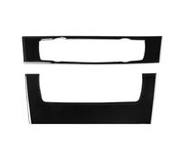 Accesorios interiores Para Serie 3 2005-2012 E90 E92 Panel Control CD Aire Acondicionado Cubierta Plástico Accesorios Interiores Coche Adhesivo Accesorios Interior(B)