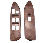Accesorios interiores Para Toyota Para Land Para Cruiser 100 Accesorios Para Ujz100 LC100 2003-2007 LHD FJ100 Interruptor Ventana Interior Madera Penal Coche Interior(Back left and right)