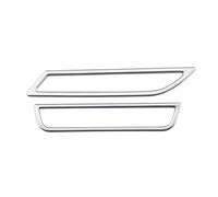 Accesorios interiores Para VW Para Golf 7 7.5 MK7 MK7.5 LHD 2013-2019 2 PIEZAS Embellecedores De Rejilla Ventilación Aire Acondicionado Para Coche Molduras interiores