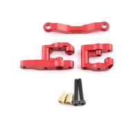 Accesorios Juguetes RC Para Arrma Para Granite Para Grom Para Typhon RTR ARA2102 1/18 Conjunto De Grupo Dirección Aluminio Modelo Accesorio Reemplazar Piezas(Red)