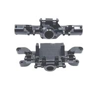 Accesorios Juguetes RC para HuangBo ZP1001 ZP1002 ZP1003 ZP1004 1/10 Proceso CNC Metal Carcasa Eje Delantero Trasero Piezas Coche RC Reemplazo Actualización(Black)