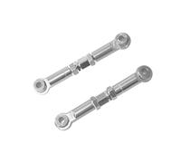 Accesorios Juguetes RC para Hyper Go para MJX 14209 14210 H14BM 1/14 Varilla Dirección Delantera Metal Accesorios Modelo Control Remoto RC Piezas Coche Actualización(Silver)