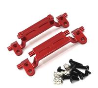 Accesorios Juguetes RC Para Mangniu Modelo Para MN78 1/12 RC Car Parts Metal Upgrade Rear Shaft Tie Rod Seat Front Steering Gear Accesorio Ensamblaje(Red)