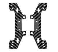 Accesorios Juguetes RC para Tamiya para TT02 1/10 Aleación Aluminio Montaje Choque Trasero Delantero Modelo RC Drift Actualización Coche Piezas Repuesto Modificado Reemplazar