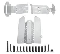 Accesorios Juguetes RC Para Traxxas Para Mini Para Maxx 107154-1 Para XRT 108076-1 1/16 Placa Deslizamiento Acero Inoxidable Kit Protección Del Chasis Piezas Mejora