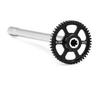 Accesorios Juguetes RC Para Traxxas Para Mini Para Maxx Metal 45T Engranaje Recto Eje Transmisión Central Set 10755 10756 RC Piezas Mejora Coche Accesorios(Silver)