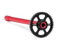 Accesorios Juguetes RC Para Traxxas Para Mini Para Maxx Metal 45T Engranaje Recto Eje Transmisión Central Set 10755 10756 RC Piezas Mejora Coche Accesorios(Red)