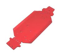 Accesorios Juguetes RC para Wltoys 144010 144001 144002 1/14 Placa Base Reacondicionamiento Metal Piezas Coche RC Accesorio Actualización Reemplazo Modificado(Red)