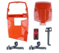 Accesorios Kit de soporte de cubierta de filtro de aire de motor de cilindro compatible con motosierra de gasolina Husqvarna 362 365 371 372. Reemplace OEM por 503627802 50362800.