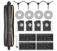 Accesorios Kit Recambios para Dreame L40 Ultra A/L40 Ultra AE/L10s Ultra Gen 2/L10s Pro Ultra Heat/Mova E30 Ultra, 1 TriCut Cepillo Principal, 4 Bolsas de Polvo, 4 Cepillo Lateral, 4 Filtro, 4 Mopas