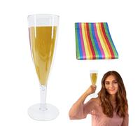 Accesorios mágicos de cambio de color líquido, ilusión visual, cambio de color champán Glaass | Triick mágico camaleón | Truco de vidrio mágico para espectáculos de escenario y actuaciones callejeras