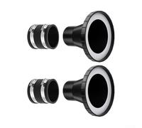 Accesorios magnéticos de recogida de polvo de 2 a 12 pulgadas, 4 acopladores de goma de conexión rápida para mangueras de vacío de carpintería, sistema de interfaz de acero fácil de instalar