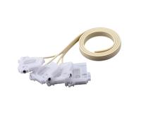 Accesorios Manguera de Tubo de Tinta de 4/6 Colores + Amortiguador Compatible con EPSON L310 L360 L363 L365 L368 L383 L385 L100 L101 L110 L111 L130 L132 Tubo Suave de Silicona(4color-4damper-2m)