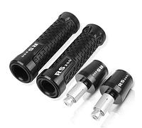 Accesorios Manillar para Aprilia RS250 RS 250 1998-2003 2002 2001 2000 1999 Motocicletas 7/8 "22MM Perillas De Manillar Empuñaduras Mano Barra Tapa Extremo Tapón(Nero)