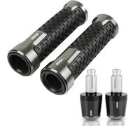 Accesorios Manillar para Honda CB650F CB 650F 2014 2015 2016 2017 2018 Accesorios De Motocicleta 7/8 "22 MM Empuñaduras Mano Manillar Tapa Barra Tapón Final(Grigio)