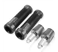 Accesorios Manillar para KYMCO XCITING 250 300 350 400 400S 500 Accesorio De Motocicleta Perillas Manillar 22mm Empuñaduras Mano Barra Tapón Extremo Agarre(Grigio)