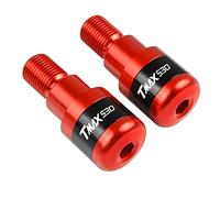 Accesorios Manillar para TMAX530 TMAX 530 2006-2016 2015 2014 Motocicleta 22MM Perillas De Manillar Barra Mano Extremos Tapa Cubierta(Rosso)