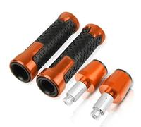 Accesorios Manillar Perillas De Manillar Aluminio para Motocicletas Empuñaduras Mano Tapón Barra Final para MV Agusta para RIVALE 800 para Rivale800 2013-2016 2015 2014(Orange)
