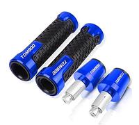 Accesorios Manillar Perillas De Motocicleta Manija Extremos Barra Manillar Mano para TDM900 TDM 900 2004-2019 2018 2017 2016 2015 2014(BLU)