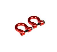Accesorios Mejoras RC Para Traxxas Para TRX-4 1/10 2 Piezas Aleación Metálica Ganchos Enganche Grilletes Remolque Mejora Coche RC Reparaciones Reemplazos Modificaciones Accesorios(Red)
