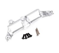 Accesorios Mejoras RC Para Traxxas Para TRX4 Para Defender 1/10 Servo Aluminio Soporte Diferencial Soporte Bloqueo Fijo Asiento Coche RC Crawler Piezas(Silver)