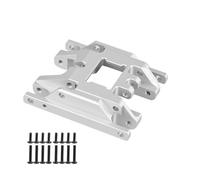 Accesorios Mejoras RC Para Traxxas Para TRX4M 1/18 Aleación Aluminio Placa Protectora Transmisión Soporte Caja Cambios Base Centro Chasis Saltos RC Piezas(Silver)