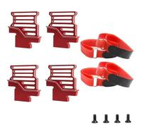 Accesorios Mejoras RC Para Traxxas Para XRT 8S 1/6 Soporte Metálico Para Alto Sujeción Con Correa Modificaciones Coches RC Accesorios Repuesto(Red)