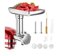 Accesorios metálicos for molinillo de alimentos compatibles con batidoras con base KitchenAid Chef y Cuisinart serie SM-50. Picadoras De Carne, Salchichas