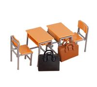 Accesorios Mini Casa de Muñecas Modelos Escritorio, Mesita y Mesa Comedor