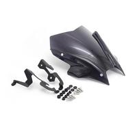 Accesorios Motocicleta, Alerón Deportivo Turismo, Visera Parabrisas Para Y&amaha Para MT-09 FZ09(Smoke black)