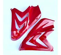 Accesorios Motocicleta, Alerones Marco, Cubierta Lateral Carrocería, Marco Panel, Carenado Parabrisas Para CBR650R 2019-2023(rojo)