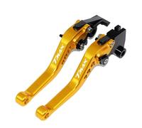Accesorios Motocicleta CNC Palanca Embrague Freno Scooter Corta Ajustable para TMAX 530 Tmax530 SX DX 2012-2019 TMAX 500 Palanca Embrague Freno Motocicleta(Color 2)