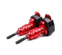 Accesorios Motocicleta CNC Protección contra Caídas Deslizador Marco Carenado Almohadilla Protectora Impactos para Benelli Leoncino 250 BJ250 Control Vibración Antideslizante(Rojo)