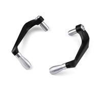 Accesorios Motocicleta para Suzuki GSX-R GSXR 600 750 1000 K1 K2 K3 K4 K5 K6 K7 K8 K9 K10 K11 Protectores Manetas Anticaídas Protector Manillar(Plata,B)