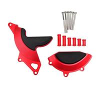 Accesorios Motocicletas Carcasa De Motor Motocicleta, Cubierta Embrague Estator, Protectores Marco, Protector Deslizante para Honda CB650R CB 650R 2019 2020 2021(Rosso)