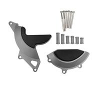 Accesorios Motocicletas Carcasa De Motor Motocicleta, Cubierta Embrague Estator, Protectores Marco, Protector Deslizante para Honda CB650R CB 650R 2019 2020 2021(Titanium)