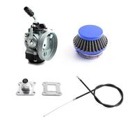 Accesorios Motocicletas Conjunto Colector Aire para Carburador 19 Mm para Motores De 2 Tiempos para 47 CC para 49 CC para ATV para Quads Carburador Kit(Type 11)