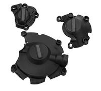 Accesorios Motocicletas Funda Protectora para Motor De Motocicleta, Color Negro Esmerilado Puro