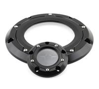 Accesorios Motocicletas para Harley para Dyna para Super Glide FXD 2003 2004 2005 2006 2007 2008 2009 Cubierta Protectora del Motor Protector De La Caja Motocicleta(Nero)