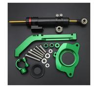 Accesorios Motocicletas para Kawasaki Z1000 2014 2015 2016 2017 2018 2019 Z 1000 2014-2019 Soporte Montaje del Amortiguador del Estabilizador Dirección Motocicleta Piezas Repuesto(Fiber-Green)